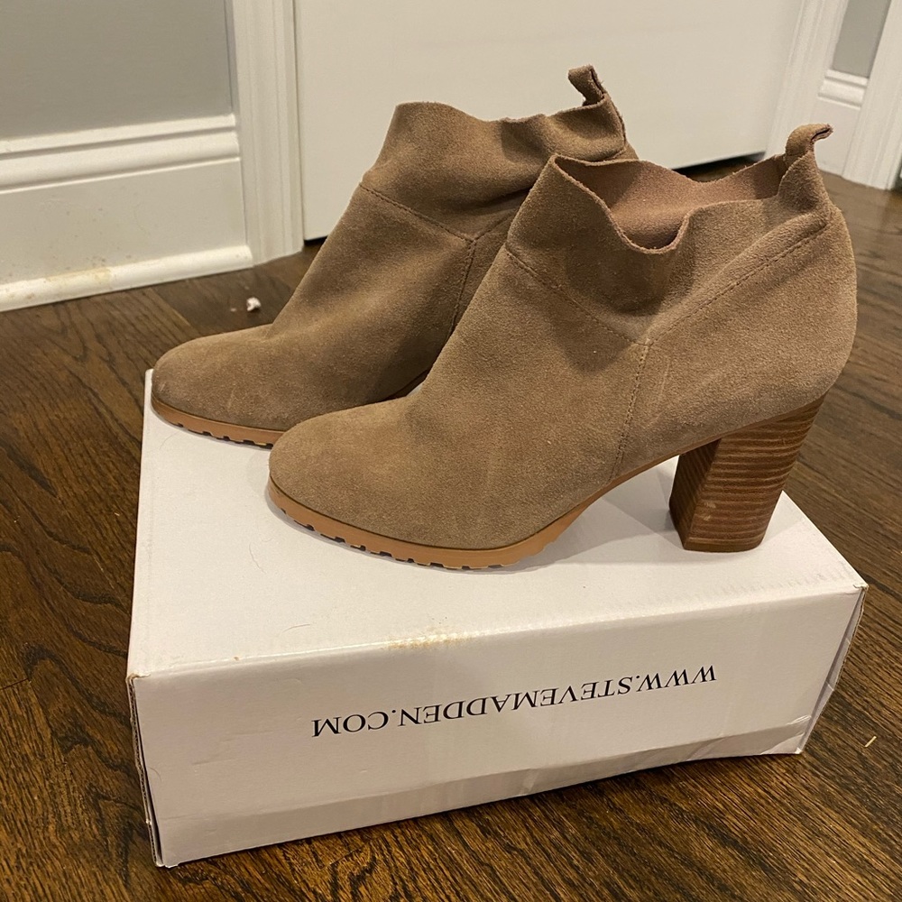 Chunk Heel Booties